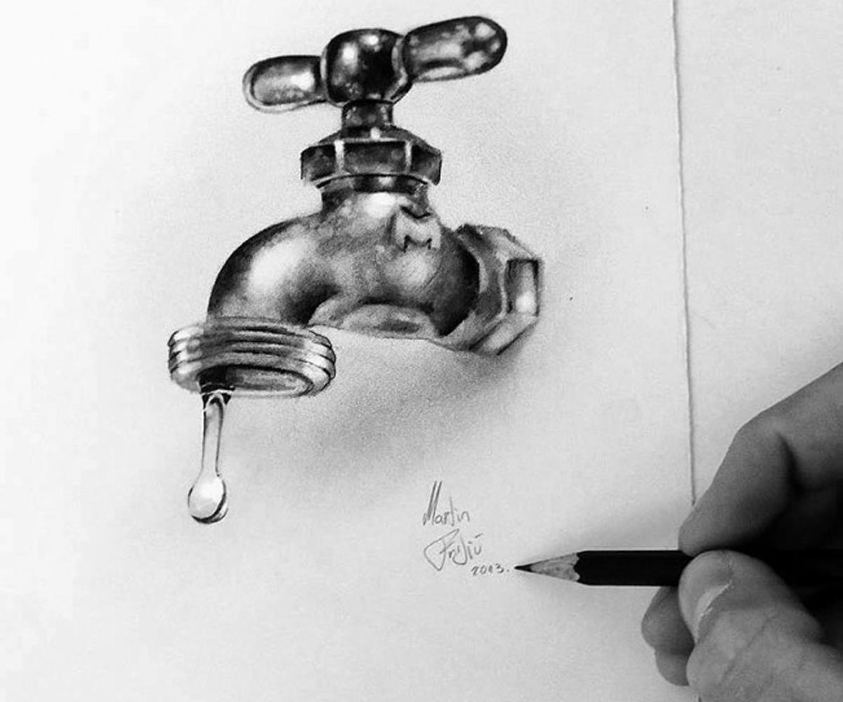 3d рисунки карандашом